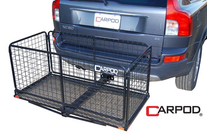 hitch mounted cargo rack