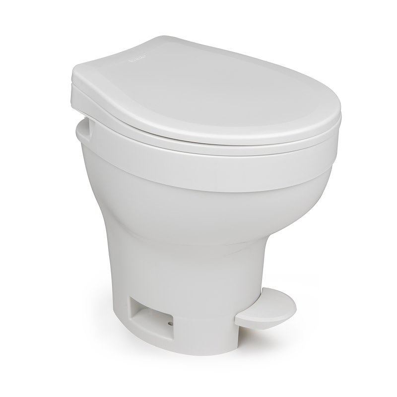 Thetford 31835 Aqua-Magic VI Toilet High Profile w/ Pedal Control Full Bowl Flush - White