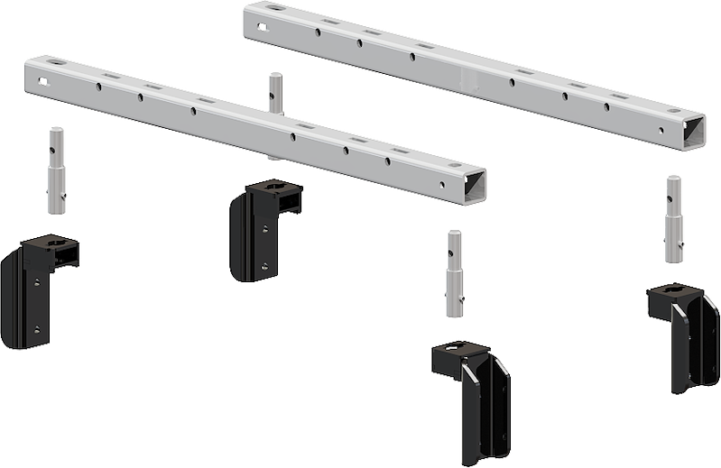 Pullrite 2326 Super ISR 24K Custom Mounting Kit Feature Clean Bed Technology