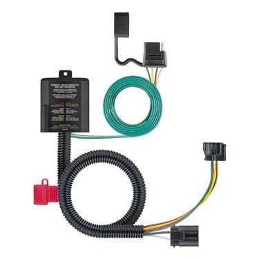 Curt 56332 T Connector With 4 Way Flat Trailer Connector